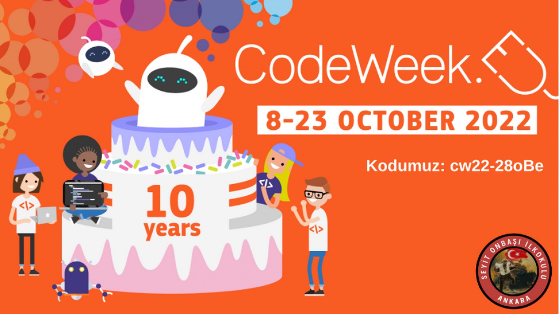 CodeWeek Haftası Etkinliklerimiz başlıyor